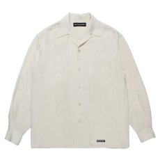画像2: WACKO MARIA/TIM LEHI / 50'S OPEN COLLAR SHIRT（IVORY）［50'Sオープンカラーシャツ-25秋冬］ (2)