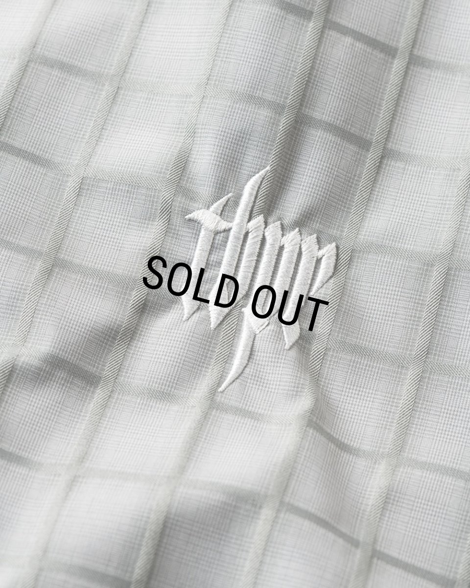 画像5: TIGHTBOOTH/PLAID LIGHT SWING TOP（Grey）［チェックライトスウィングトップ-25秋冬］ (5)