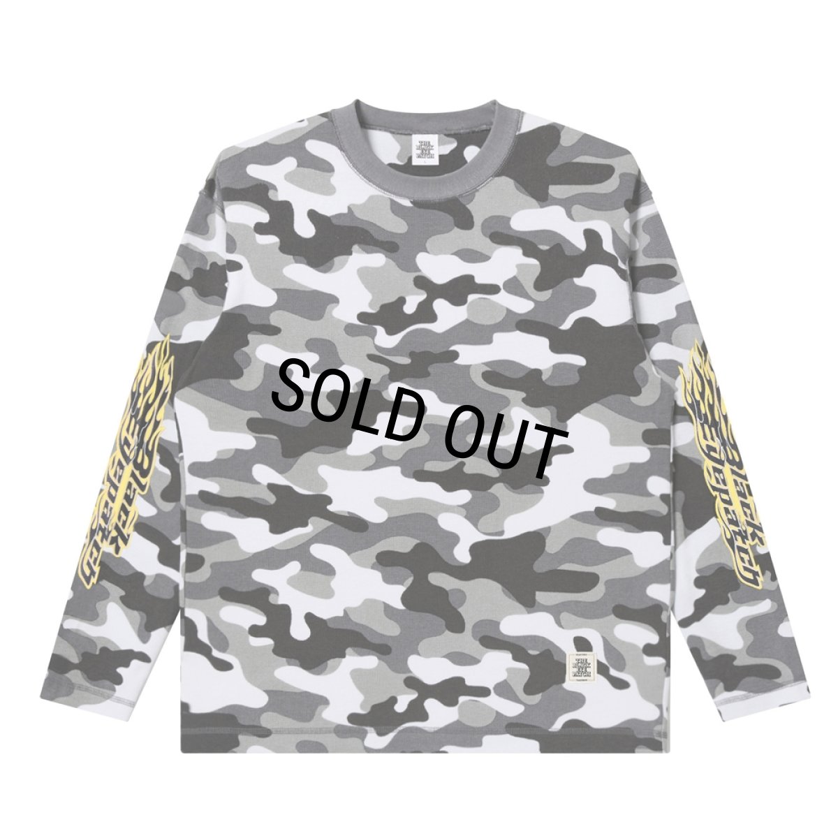 画像1: BlackEyePatch/FLAME LOGO THERMAL L/S TEE（CITY CAMO） (1)