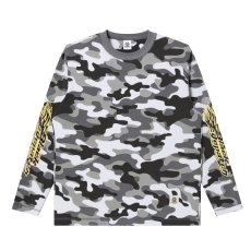 画像1: BlackEyePatch/FLAME LOGO THERMAL L/S TEE（CITY CAMO） (1)