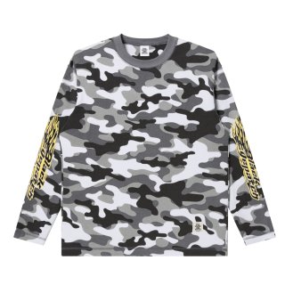 BlackEyePatch/FLAME LOGO THERMAL L/S TEE（CITY CAMO） - JONAS