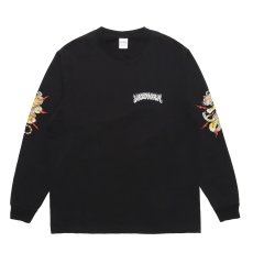 画像1: WACKO MARIA/TIM LEHI / WASHED HEAVY WEIGHT LONG SLEEVE T-SHIRT（BLACK）［プリント長袖T-25秋冬］ (1)