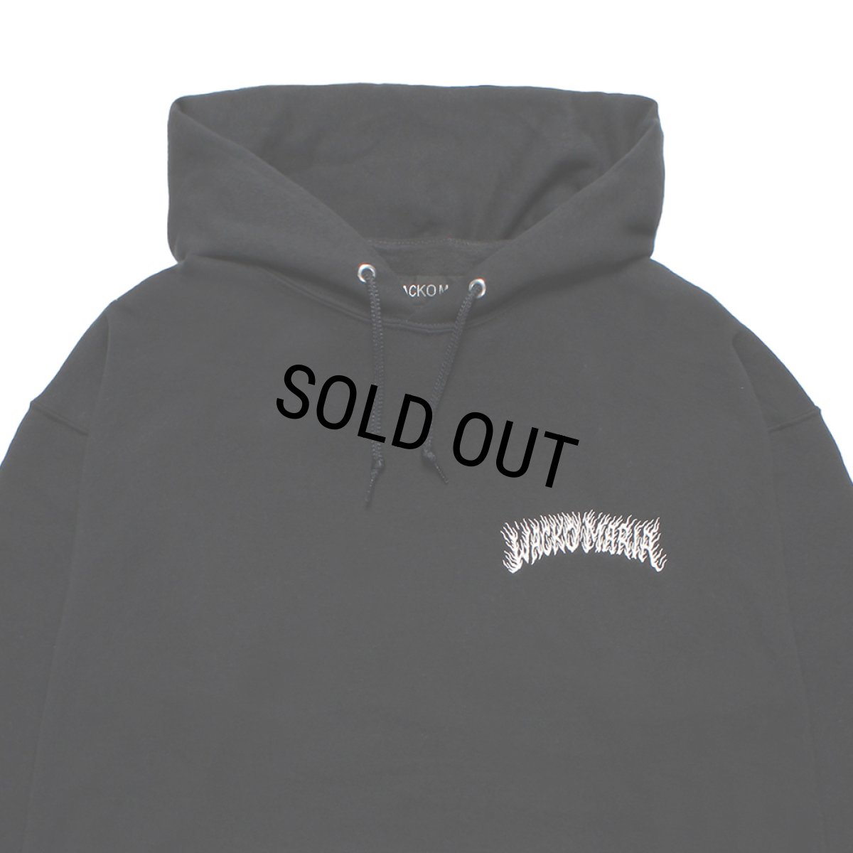 画像3: WACKO MARIA/TIM LEHI / HOODED SWEAT SHIRT（BLACK）［プルオーバーパーカー-25秋冬］ (3)