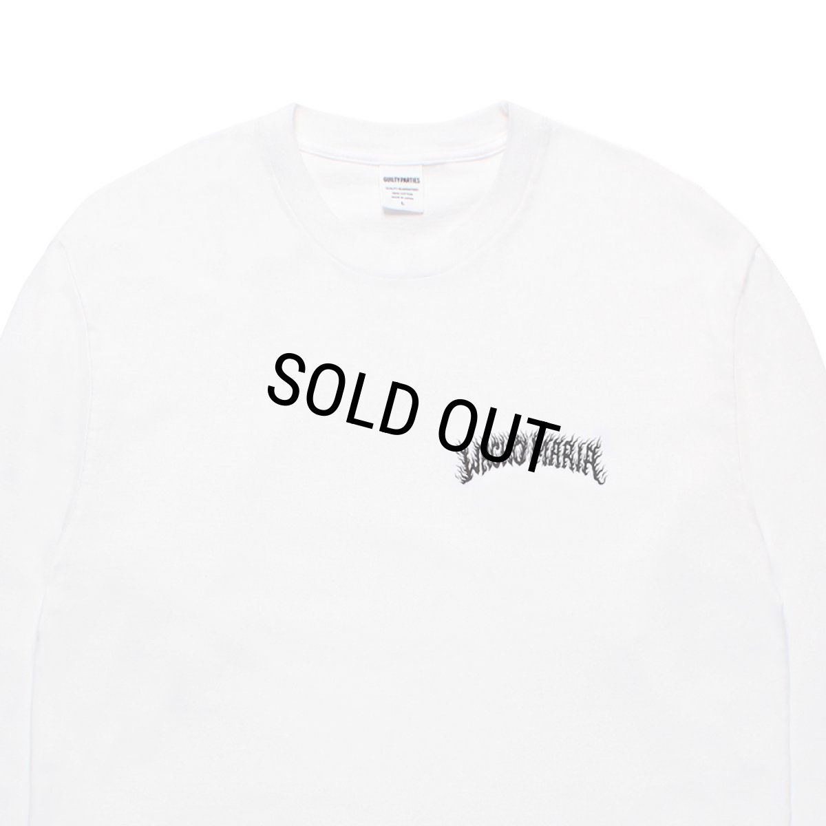 画像3: WACKO MARIA/TIM LEHI / WASHED HEAVY WEIGHT LONG SLEEVE T-SHIRT（WHITE）［プリント長袖T-25秋冬］ (3)