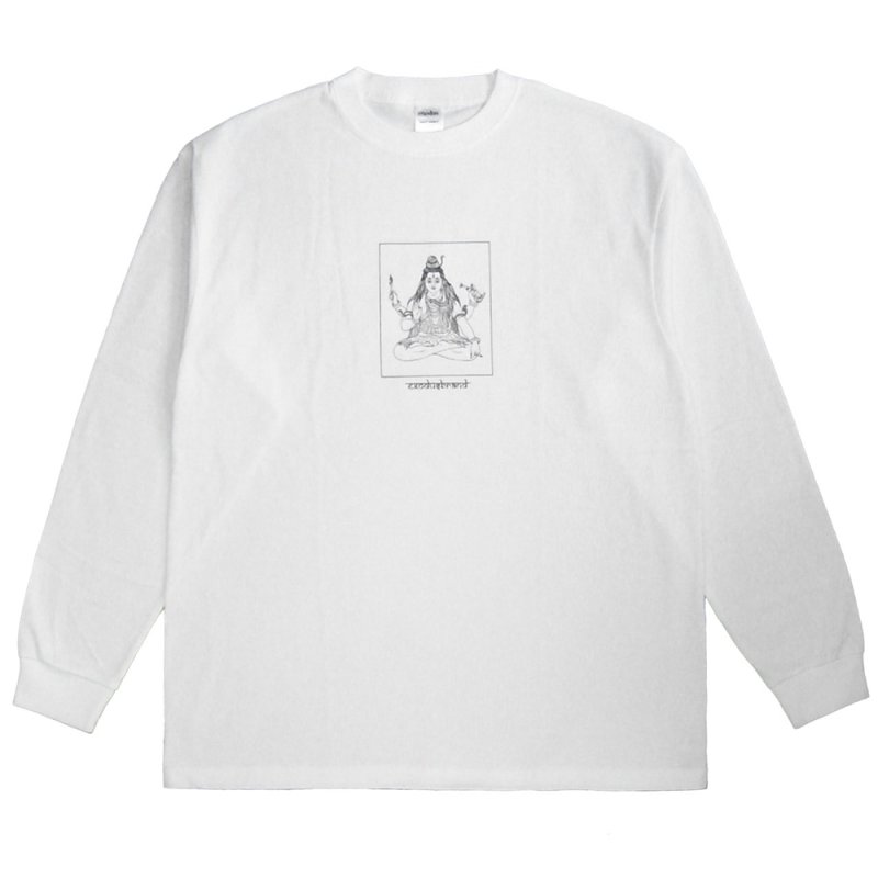 画像1: exodus/TERPS SIVA L/S T SHIRT（WHITE）［プリント長袖T-25秋冬］