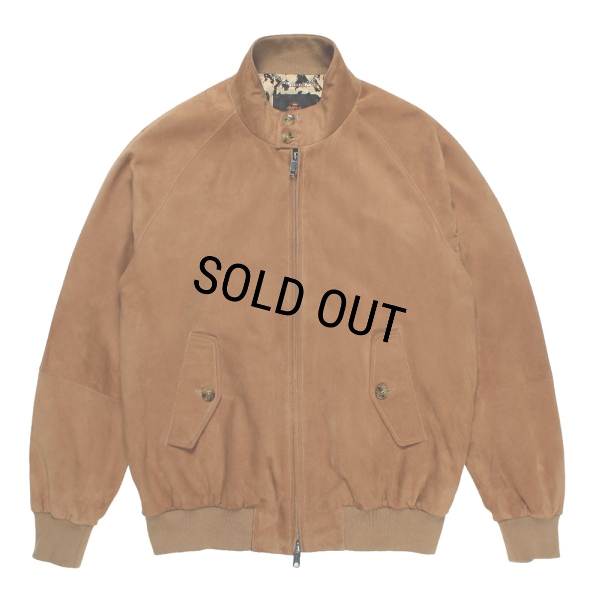 画像1: WACKO MARIA/BARACUTA / SUEDE G9 HARRINGTON JACKET（BEIGE）［スウェードG9ハリントンJKT-25秋冬］ (1)