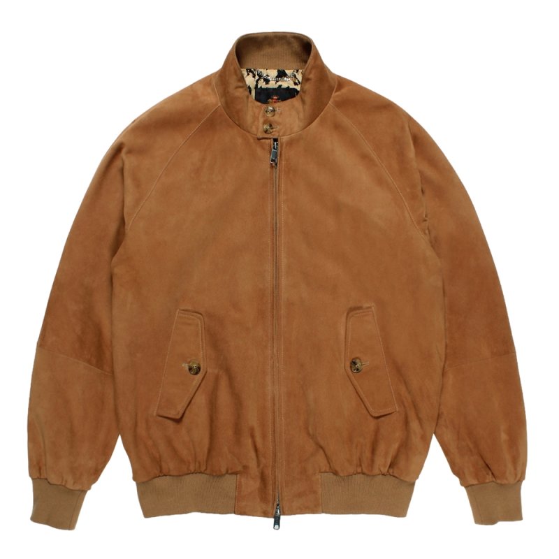 画像1: WACKO MARIA/BARACUTA / SUEDE G9 HARRINGTON JACKET（BEIGE）［スウェードG9ハリントンJKT-25秋冬］