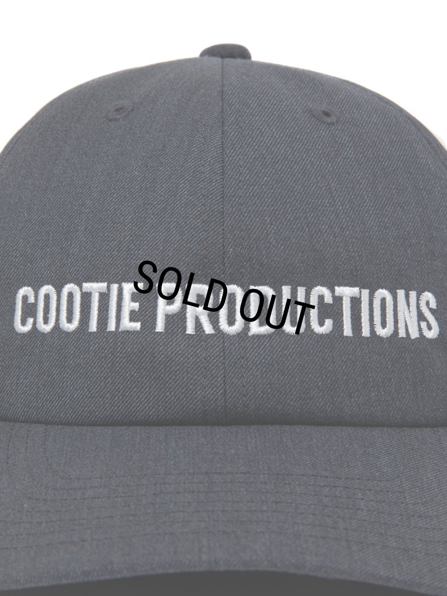 画像4: COOTIE PRODUCTIONS/T/W Saxony 6 Panel Cap（Gray）［6パネルキャップ-25秋冬］ (4)