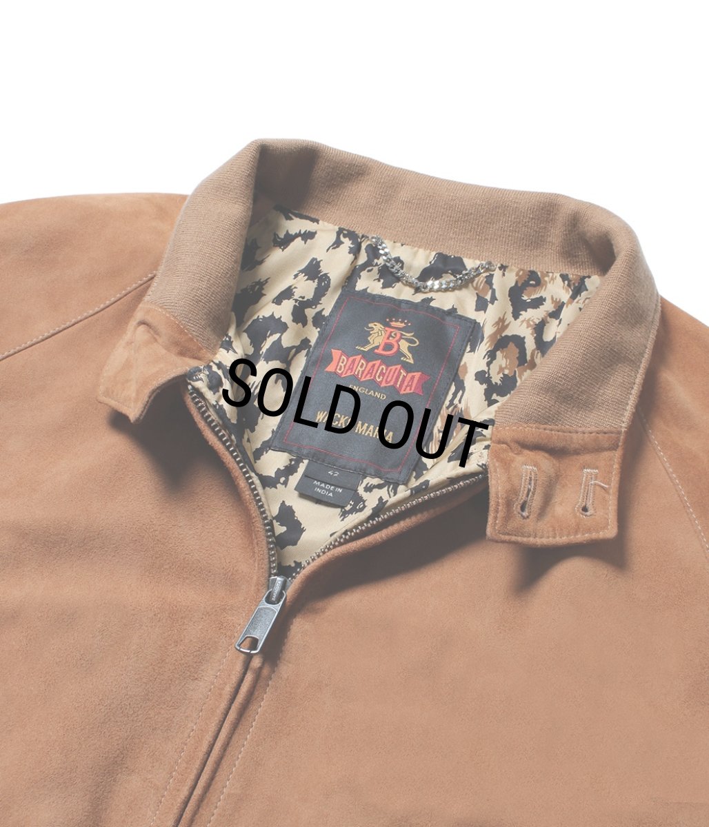 画像3: WACKO MARIA/BARACUTA / SUEDE G9 HARRINGTON JACKET（BEIGE）［スウェードG9ハリントンJKT-25秋冬］ (3)