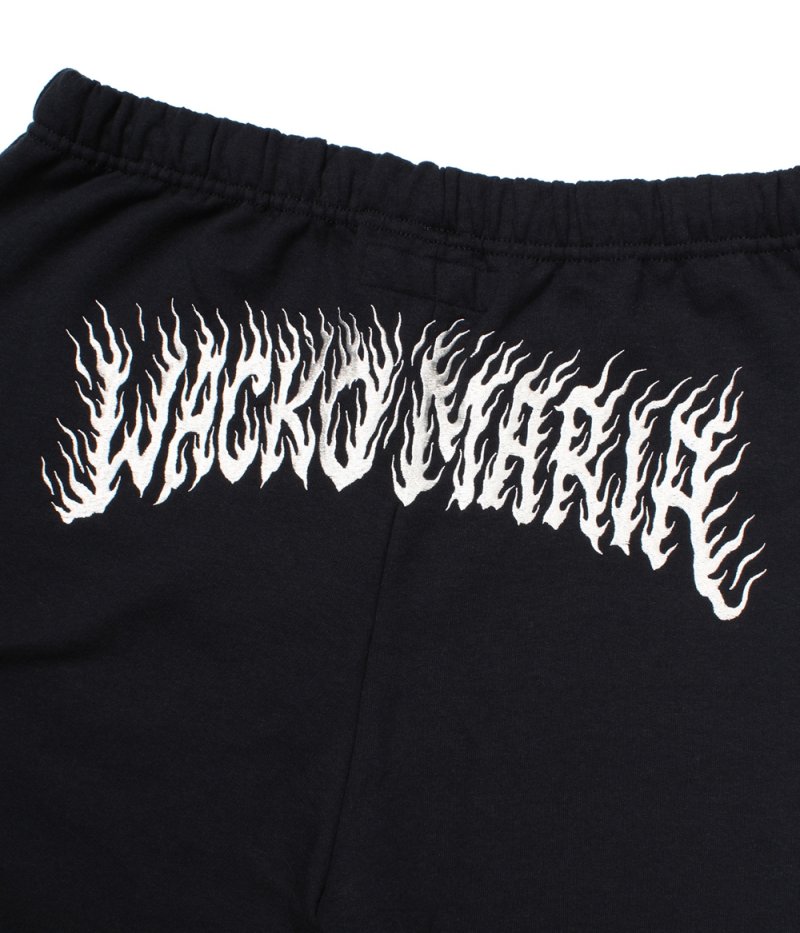 画像3: WACKO MARIA/TIM LEHI / SWEAT PANTS（BLACK）［スウェットパンツ-25秋冬］