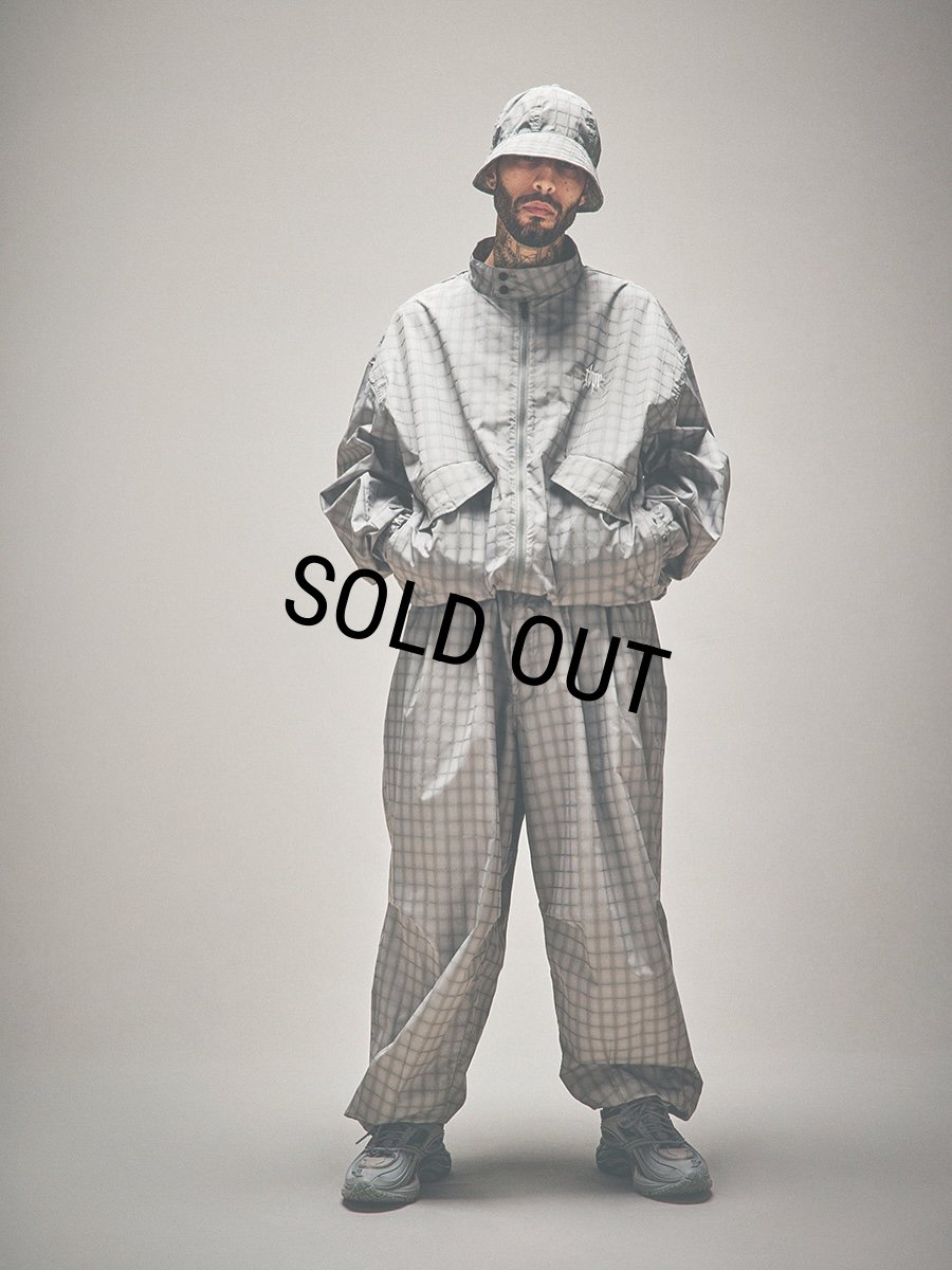 画像11: TIGHTBOOTH/PLAID LIGHT SWING TOP（Grey）［チェックライトスウィングトップ-25秋冬］ (11)