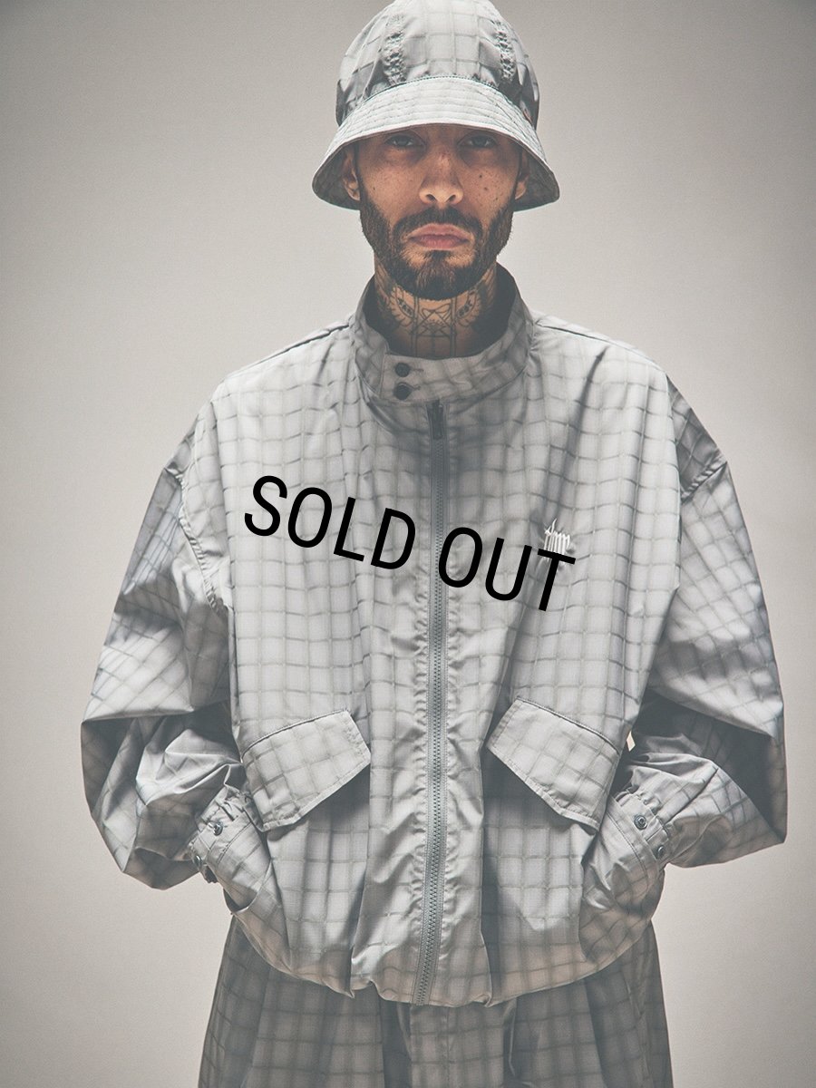 画像12: TIGHTBOOTH/PLAID LIGHT SWING TOP（Grey）［チェックライトスウィングトップ-25秋冬］ (12)