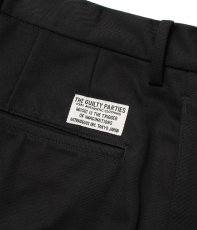 画像4: WACKO MARIA/DOUBLE PLEATED CHINO TROUSERS（BLACK）［ツータックチノトラウザース-25秋冬］ (4)