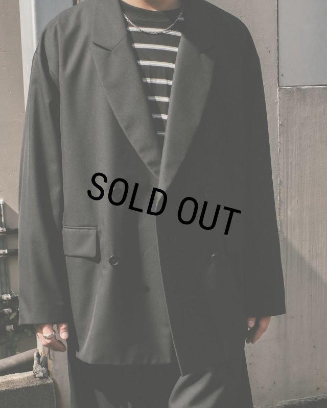 COOTIE PRODUCTIONS/T/W Saxony Double Breasted Jacket（Black