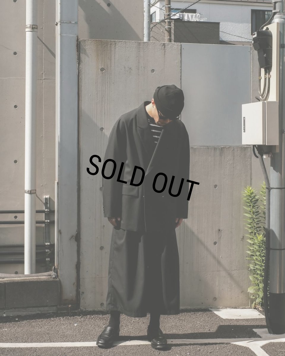 画像5: COOTIE PRODUCTIONS/T/W Saxony Double Breasted Jacket（Black）［ダブルブレステッドJKT-25秋冬］ (5)