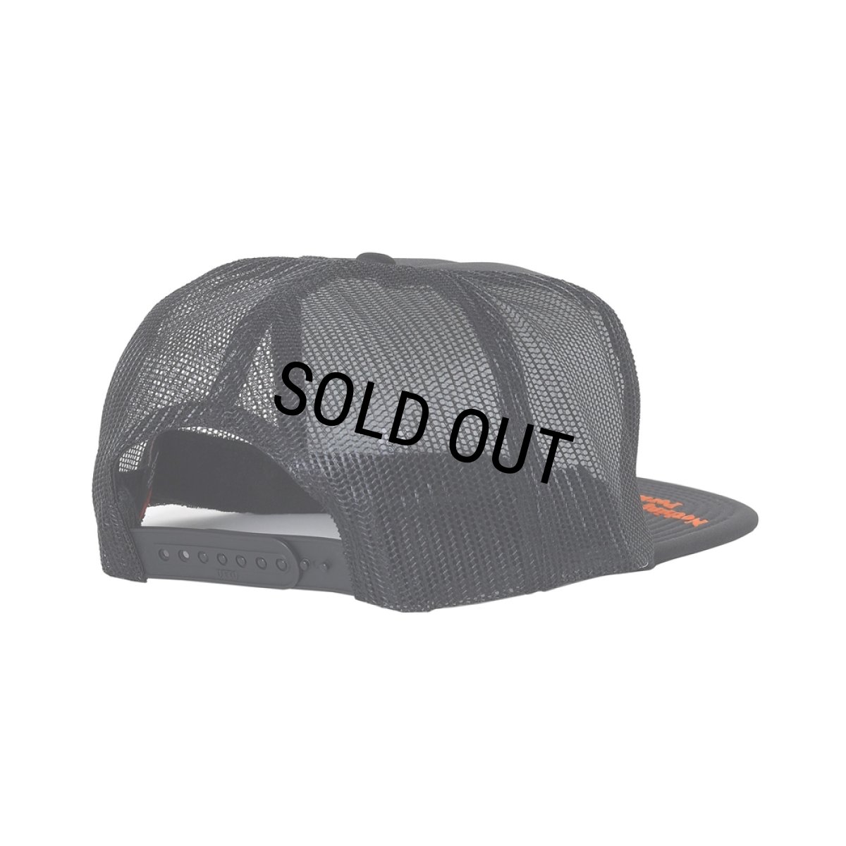 画像2: PORKCHOP/WAVE LOGO MESH CAP（BLACK）［ウェーブロゴメッシュキャップ-25秋冬］ (2)