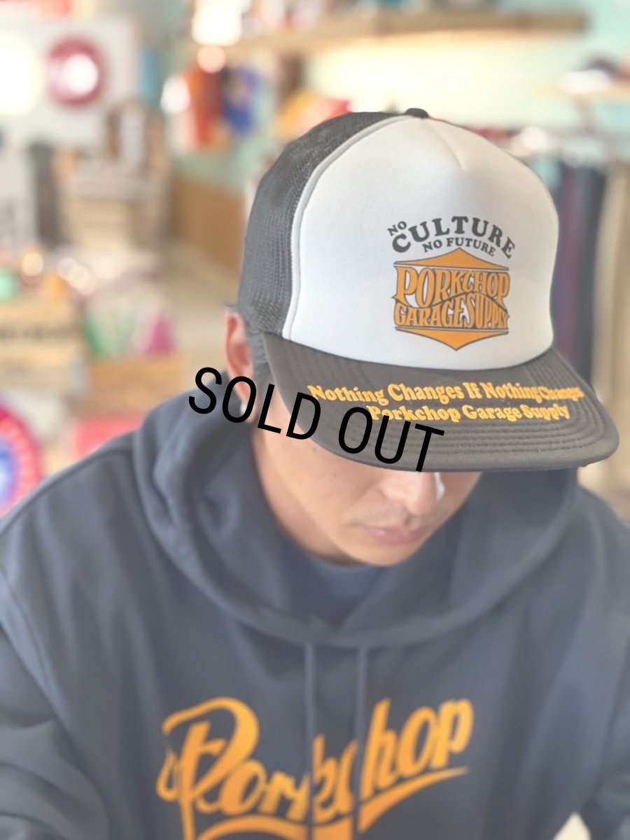 画像7: PORKCHOP/WAVE LOGO MESH CAP（BLACK）［ウェーブロゴメッシュキャップ-25秋冬］ (7)