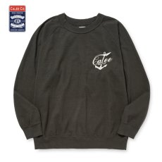 画像1: CALEE/VINTAGE REPRODUCT RAGLAN L/S RIB TEE（VINTAGE BLACK）［ラグラン長袖リブT-25秋冬］ (1)