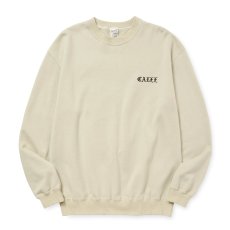 画像2: CALEE/SYNDICATE RETRO WESTERN GIRL CREW NECK SW（Lt. BEIGE）［クルーネックスウェット-25秋冬］ (2)