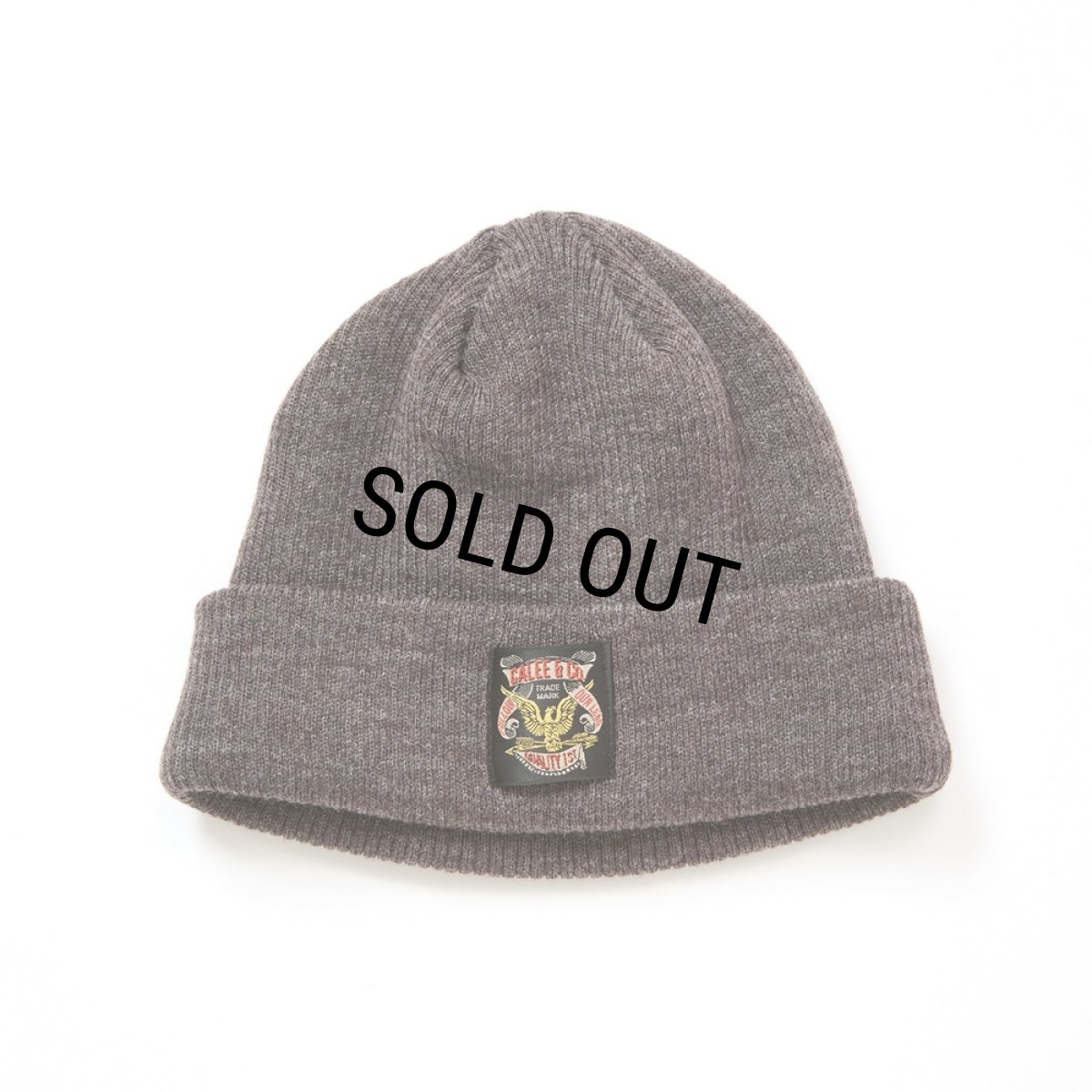 画像1: CALEE/A/W HEATHER KNIT CAP（CHARCOAL）［ニットキャップ-25秋冬］ (1)