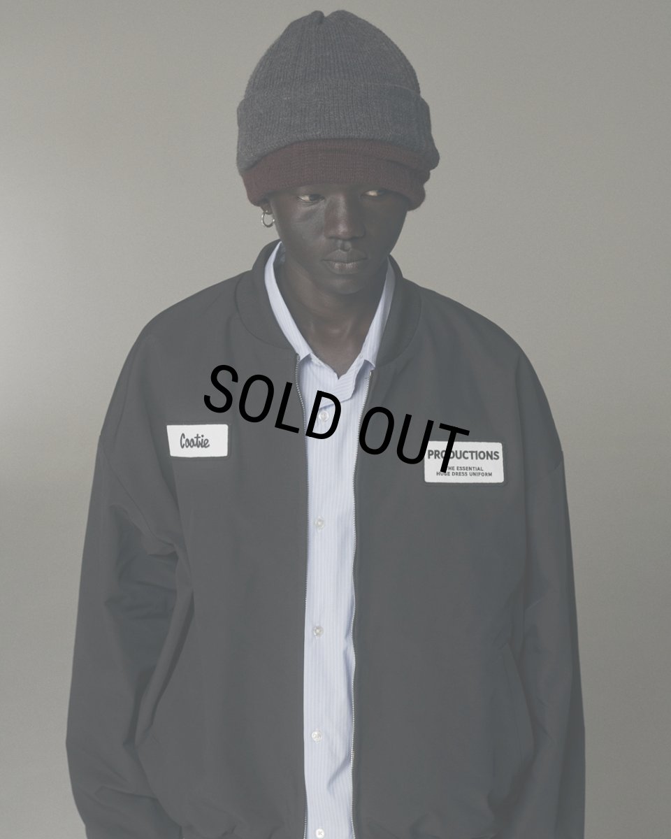 画像8: COOTIE PRODUCTIONS/Polyester Ox Work Blouson（Black）［ポリエステルオックスワークブルゾン-25秋冬］ (8)