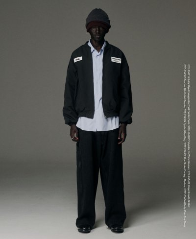 画像3: COOTIE PRODUCTIONS/Polyester Ox Work Blouson（Black）［ポリエステルオックスワークブルゾン-25秋冬］
