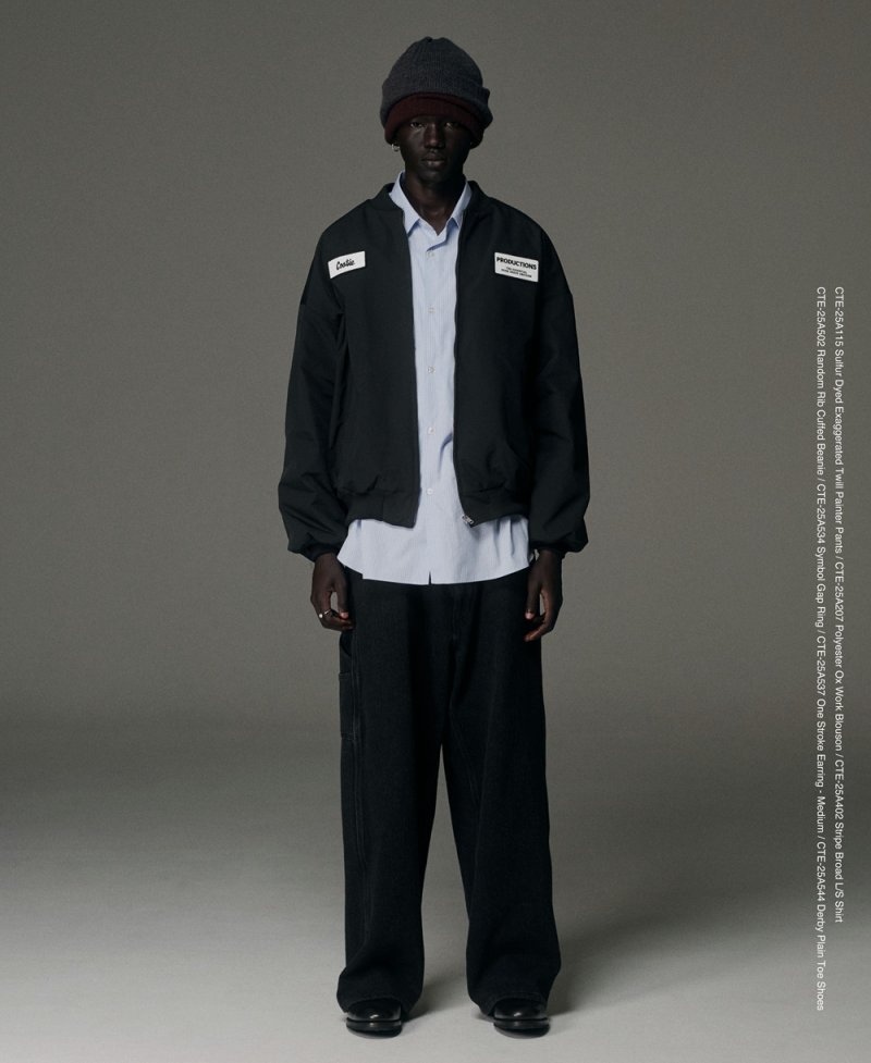 画像3: COOTIE PRODUCTIONS/Polyester Ox Work Blouson（Black）［ポリエステルオックスワークブルゾン-25秋冬］