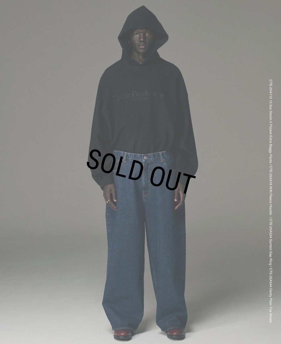 画像6: COOTIE PRODUCTIONS/12.5oz Denim 5 Pocket Extra Baggy Pants（Indigo Fade）［デニムエクストラバギーパンツ-25秋冬］ (6)