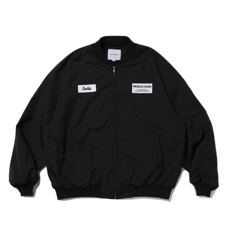 画像1: COOTIE PRODUCTIONS/Polyester Ox Work Blouson（Black）［ポリエステルオックスワークブルゾン-25秋冬］