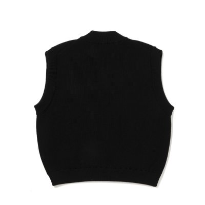 画像2: COOTIE PRODUCTIONS/Rib Stitch Tilden Knit Vest（Black）［チルデンニットベスト-25秋冬］