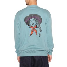 画像4: CALEE/SYNDICATE RETRO WESTERN GIRL CREW NECK SW（Lt. BEIGE）［クルーネックスウェット-25秋冬］ (4)