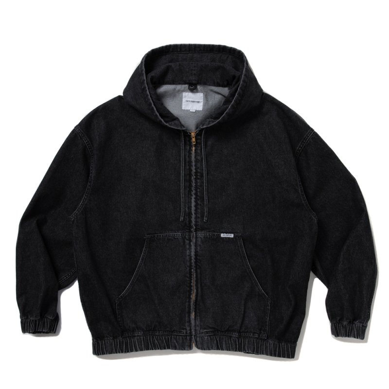 画像1: COOTIE PRODUCTIONS/12.5oz Denim Zip Up Hooded Jacket（Black Fade）［デニムジップアップフーデッドJKT-25秋冬］