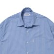 COOTIE PRODUCTIONS/Stripe Broad Oversized L/S Shirt（Blue