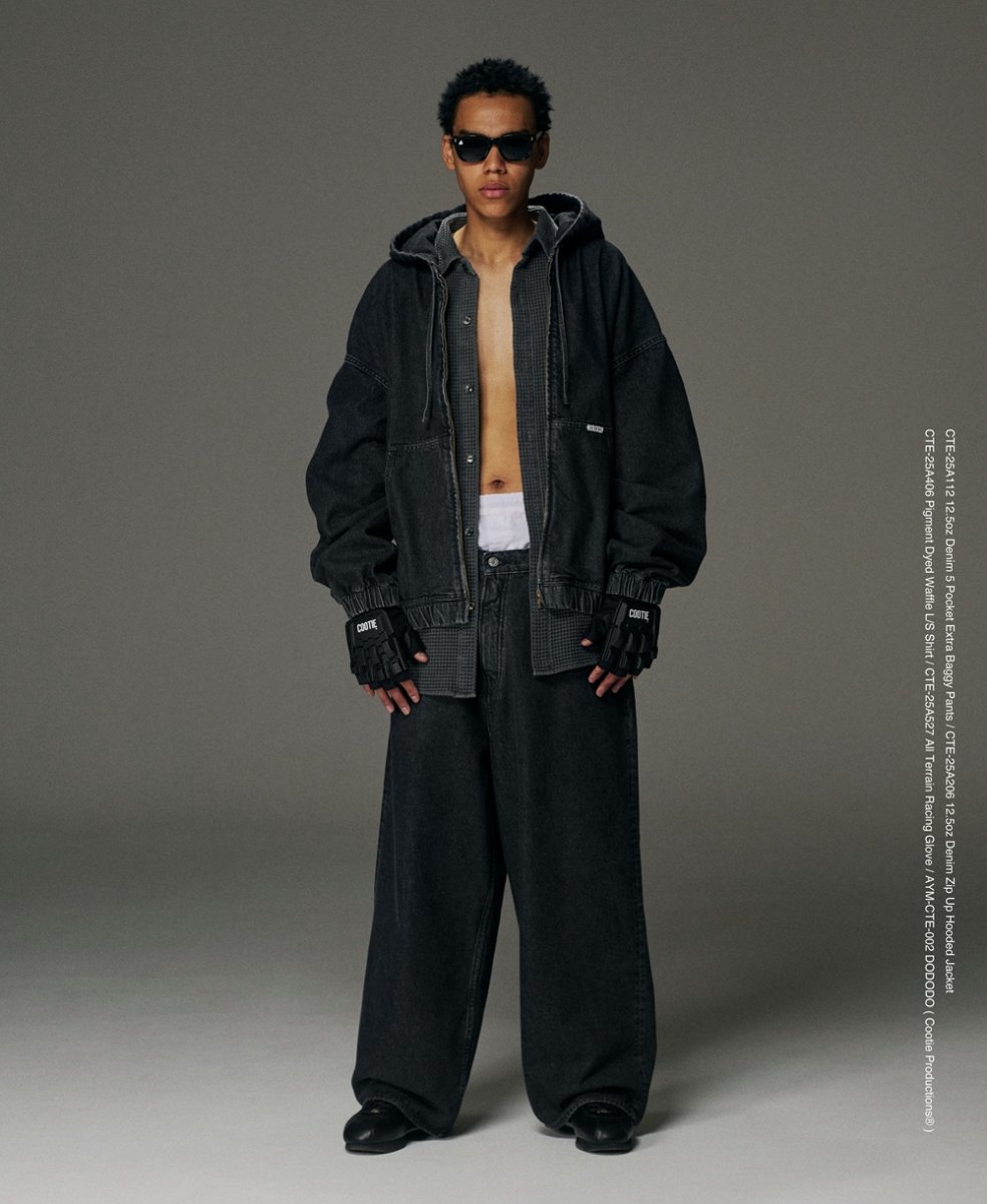 画像4: COOTIE PRODUCTIONS/12.5oz Denim Zip Up Hooded Jacket（Indigo Fade）［デニムジップアップフーデッドJKT-25秋冬］ (4)