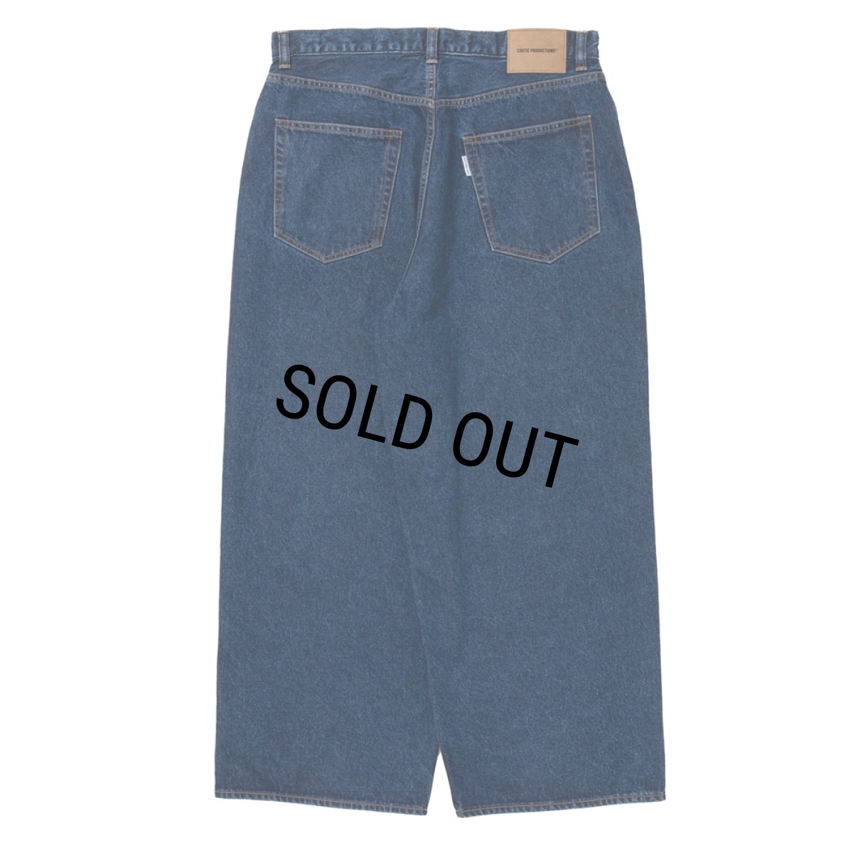 画像2: COOTIE PRODUCTIONS/12.5oz Denim 5 Pocket Extra Baggy Pants（Indigo Fade）［デニムエクストラバギーパンツ-25秋冬］ (2)