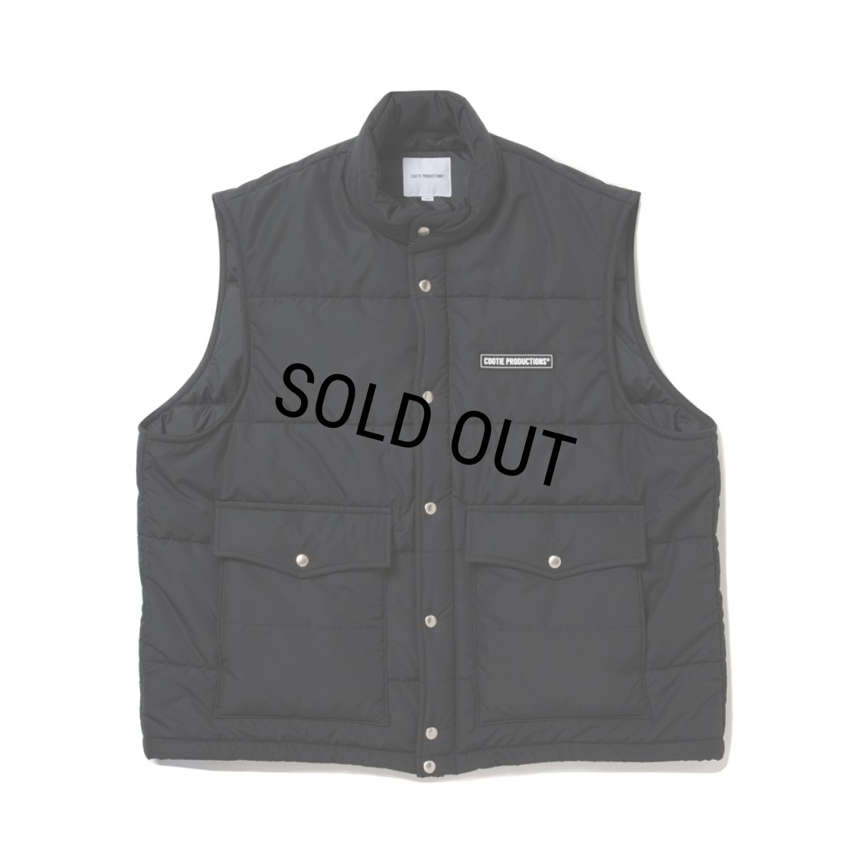 画像1: COOTIE PRODUCTIONS/Error Fit Padded Racing Vest（Black）［エラーフィットレーシングベスト-25秋冬］ (1)