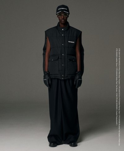 画像3: COOTIE PRODUCTIONS/Error Fit Padded Racing Vest（Black）［エラーフィットレーシングベスト-25秋冬］