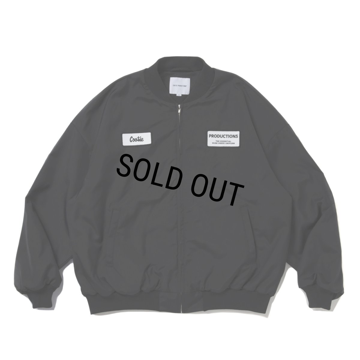 画像1: COOTIE PRODUCTIONS/Polyester Ox Work Blouson（Black）［ポリエステルオックスワークブルゾン-25秋冬］ (1)