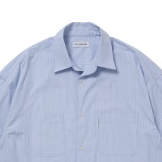 画像3: COOTIE PRODUCTIONS/Stripe Broad L/S Shirt（Saxe）［ストライプブロードシャツ-25秋冬］ (3)