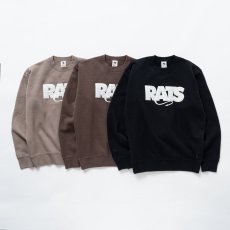 画像3: RATS/BOX LOGO SWEAT（BROWN）［ボックスロゴスウェット-25秋冬］ (3)