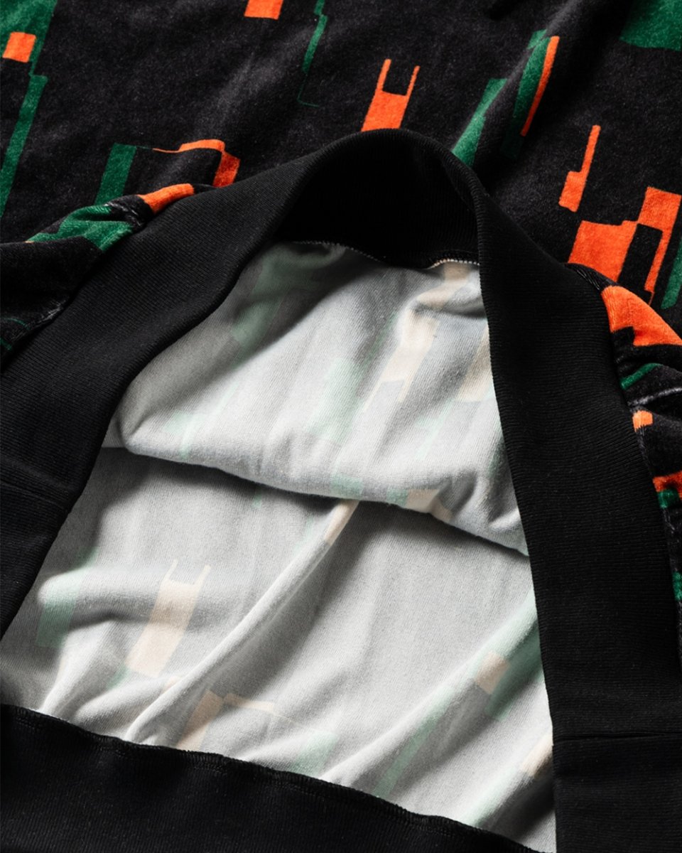 画像7: TIGHTBOOTH/NOISE VELOUR HOODIE（Noise）［ノイズベロアフーディー-25秋冬］ (7)