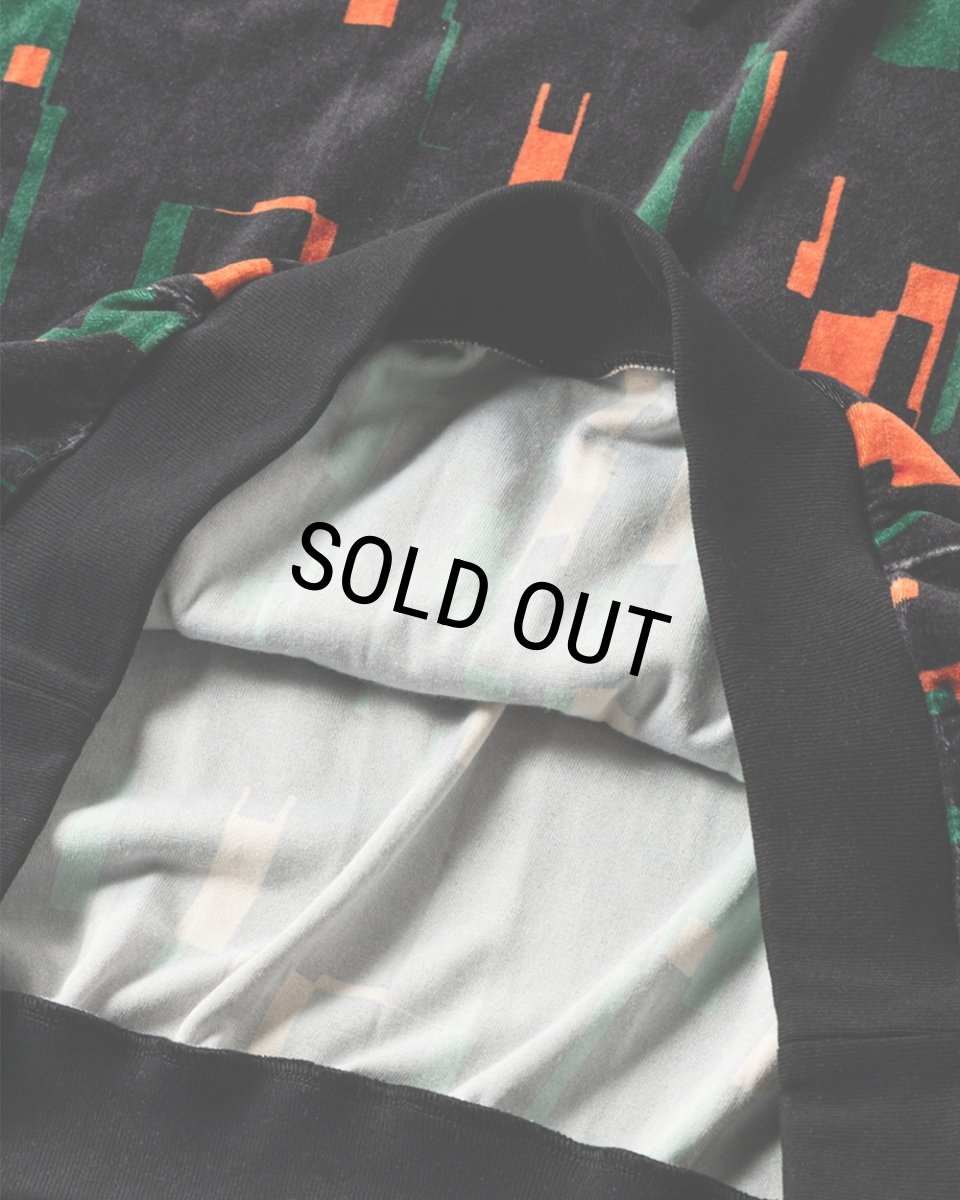 画像7: 【30%OFF】TIGHTBOOTH/NOISE VELOUR HOODIE（Noise）［ノイズベロアフーディー-25秋冬］ (7)