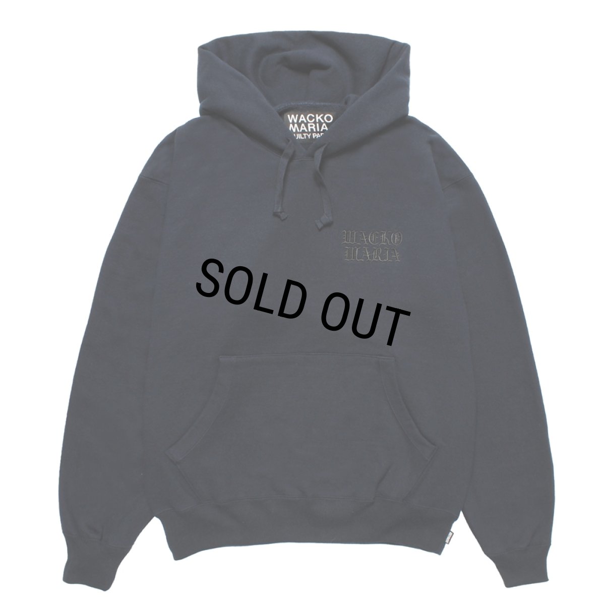 画像1: WACKO MARIA/HEAVY WEIGHT HOODED SWEAT SHIRT（NAVY）［プルオーバーパーカー-25秋冬］ (1)