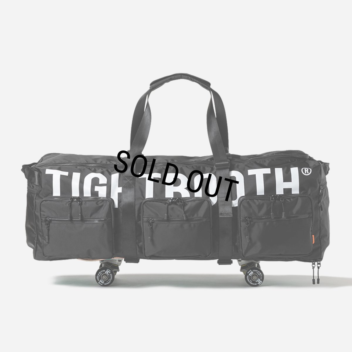 画像4: 【30%OFF】TIGHTBOOTH/LOGO DUFFLE BAG（Black）［ロゴダッフルバッグ-25秋冬］ (4)