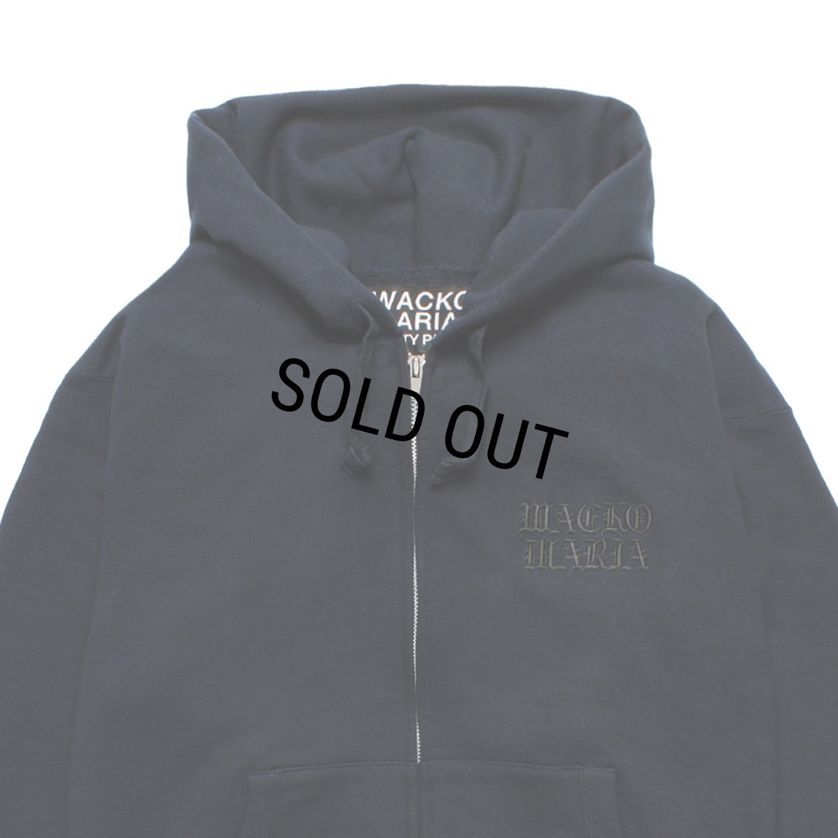 画像3: WACKO MARIA/HEAVY WEIGHT ZIP UP HOODED SWEAT SHIRT（NAVY）［ジップアップパーカー-25秋冬］ (3)