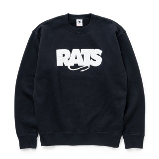 RATS/BOX LOGO SWEAT（BLACK）［ボックスロゴスウェット-25秋冬］ - JONAS