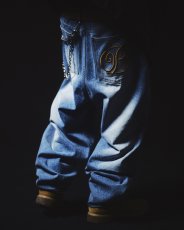 画像3: BlackEyePatch/B EMBLEM EXTRA BAGGY JEANS（INDIGO） (3)