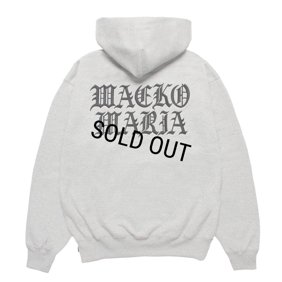 画像2: WACKO MARIA/HEAVY WEIGHT ZIP UP HOODED SWEAT SHIRT（GRAY）［ジップアップパーカー-25秋冬］ (2)