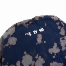 画像4: exodus/Drunk,High & Unemployed TIE DYE SWEAT（NAVY）［タイダイクルーネックスウェット-25秋冬］ (4)