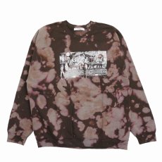 画像1: exodus/Ain't No Sunshine TIE DYE SWEAT（BROWN）［タイダイクルーネックスウェット-25秋冬］ (1)